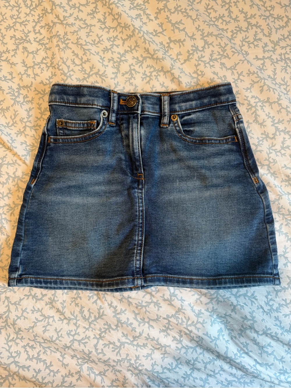 Crewcuts Blue Denim Mini Skirt